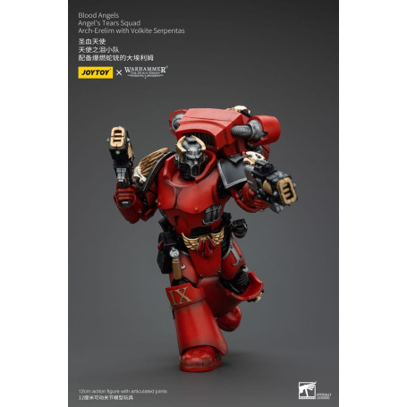 JoyToy Space Marines - Blood Angels - Angel's Tears Squad - Arch-Erelim con Volkite Serpentas 1/18