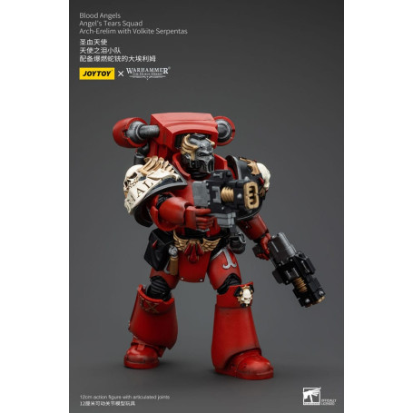 JoyToy Space Marines - Blood Angels - Angel's Tears Squad - Arch-Erelim con Volkite Serpentas 1/18