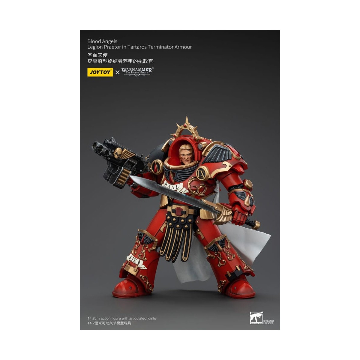Joytoy - Warhammer - Blood Angels - Legion Praetor in Tartaros Terminator Armour - La Herejía de Horus