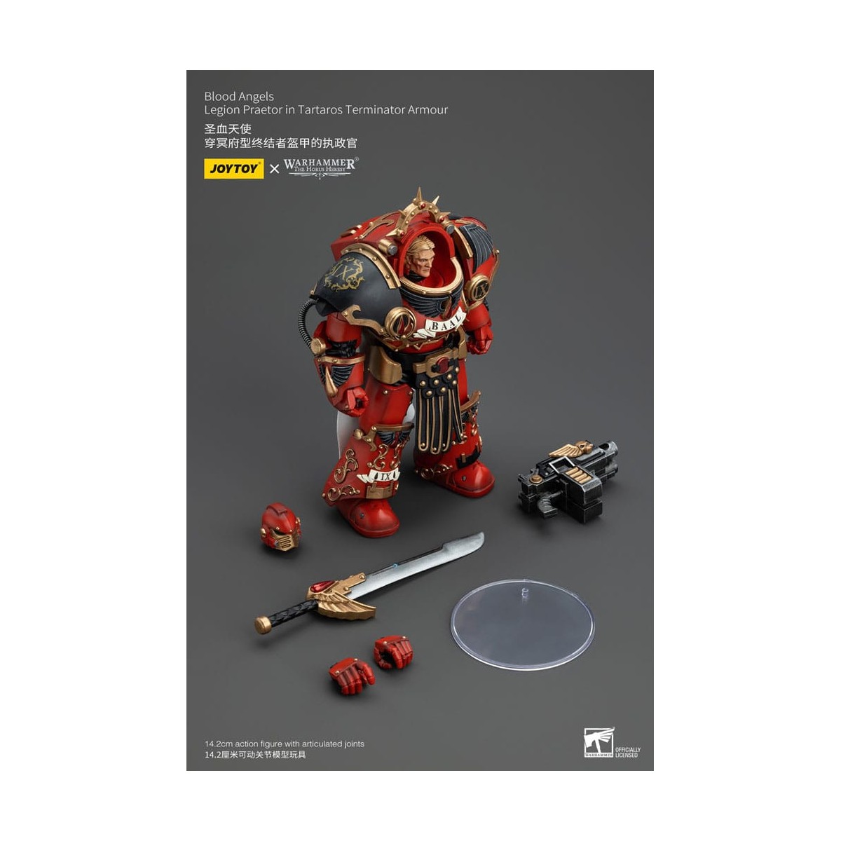 Joytoy - Warhammer - Blood Angels - Legion Praetor in Tartaros Terminator Armour - La Herejía de Horus