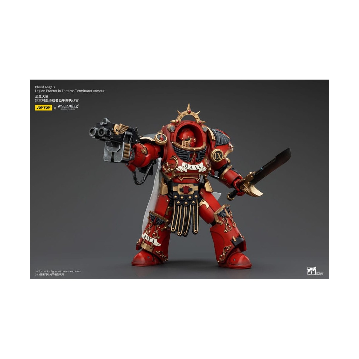 Joytoy - Warhammer - Blood Angels - Legion Praetor in Tartaros Terminator Armour - La Herejía de Horus