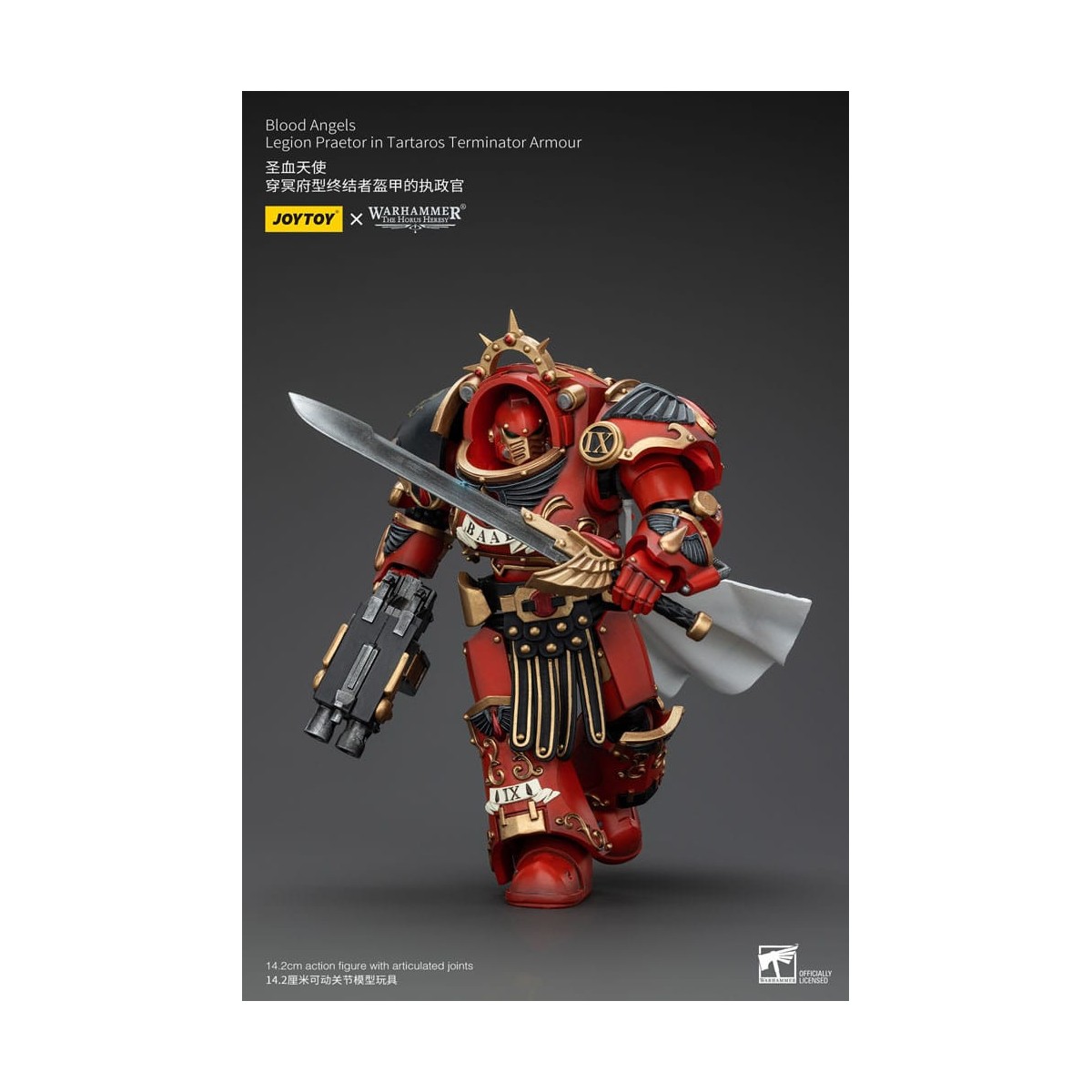 Joytoy - Warhammer - Blood Angels - Legion Praetor in Tartaros Terminator Armour - La Herejía de Horus