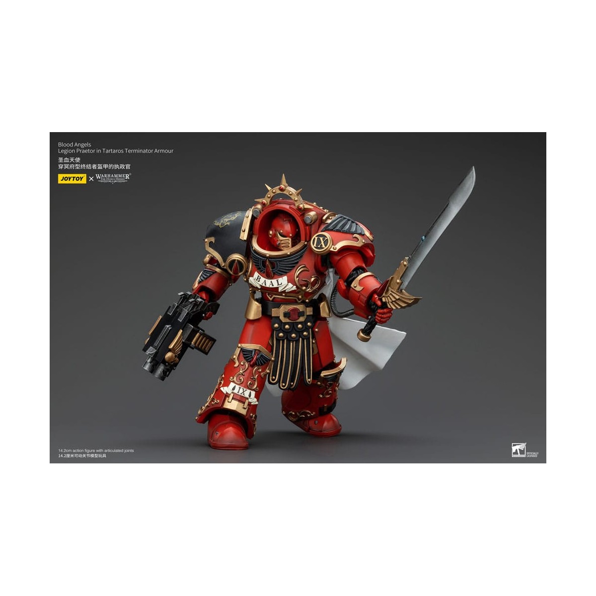 Joytoy - Warhammer - Blood Angels - Legion Praetor in Tartaros Terminator Armour - La Herejía de Horus