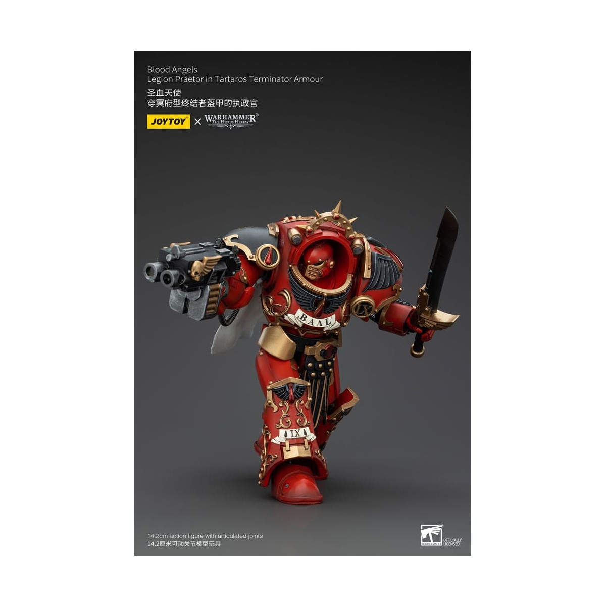 Joytoy - Warhammer - Blood Angels - Legion Praetor in Tartaros Terminator Armour - La Herejía de Horus