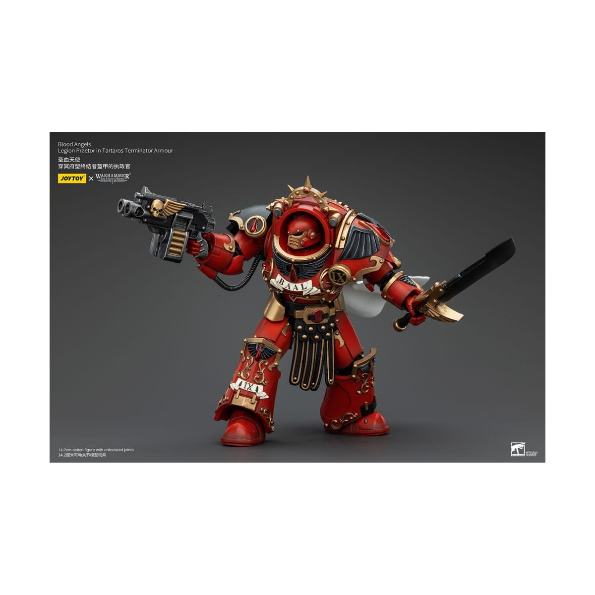 Joytoy - Warhammer - Blood Angels - Legion Praetor in Tartaros Terminator Armour - La Herejía de Horus