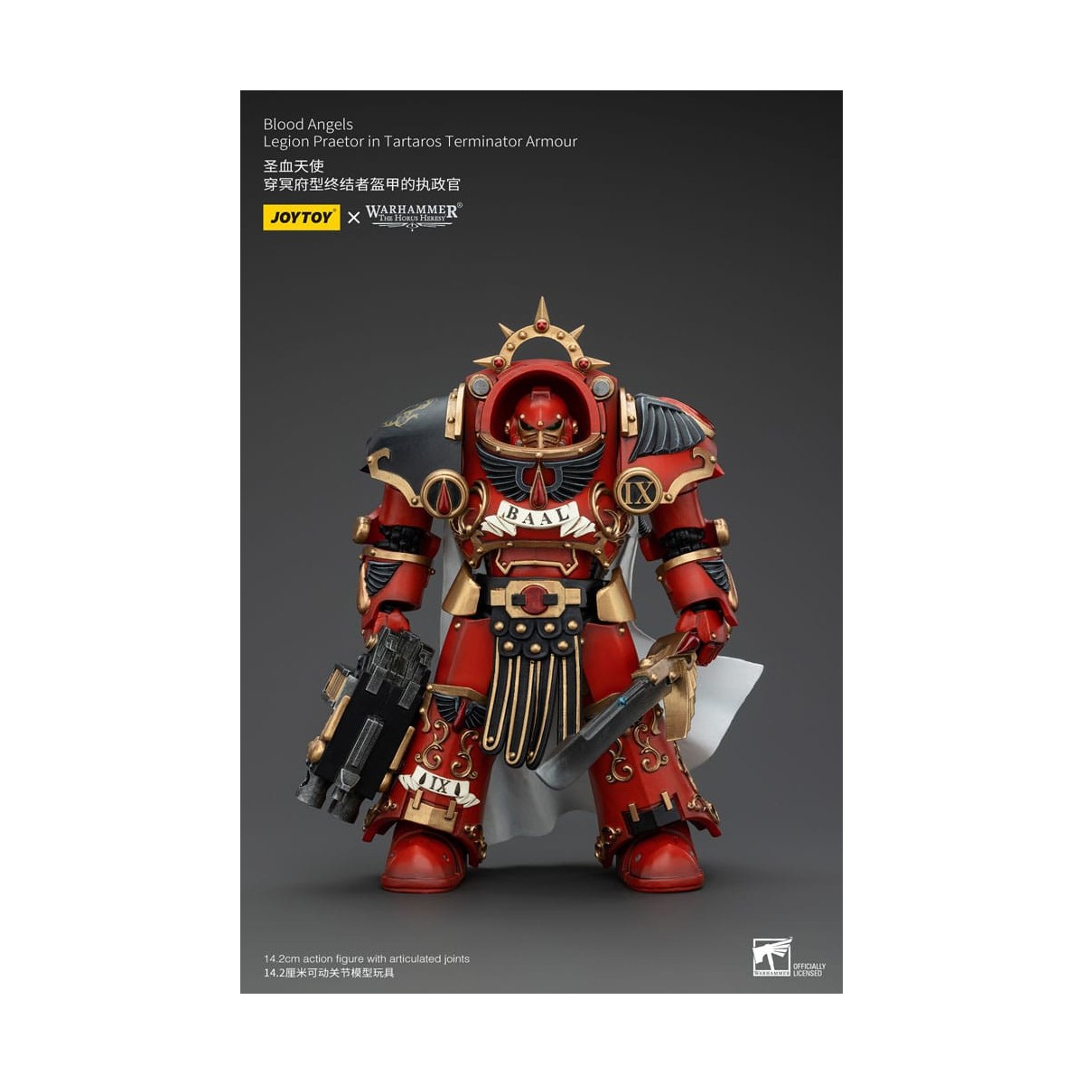 Joytoy - Warhammer - Blood Angels - Legion Praetor in Tartaros Terminator Armour - La Herejía de Horus