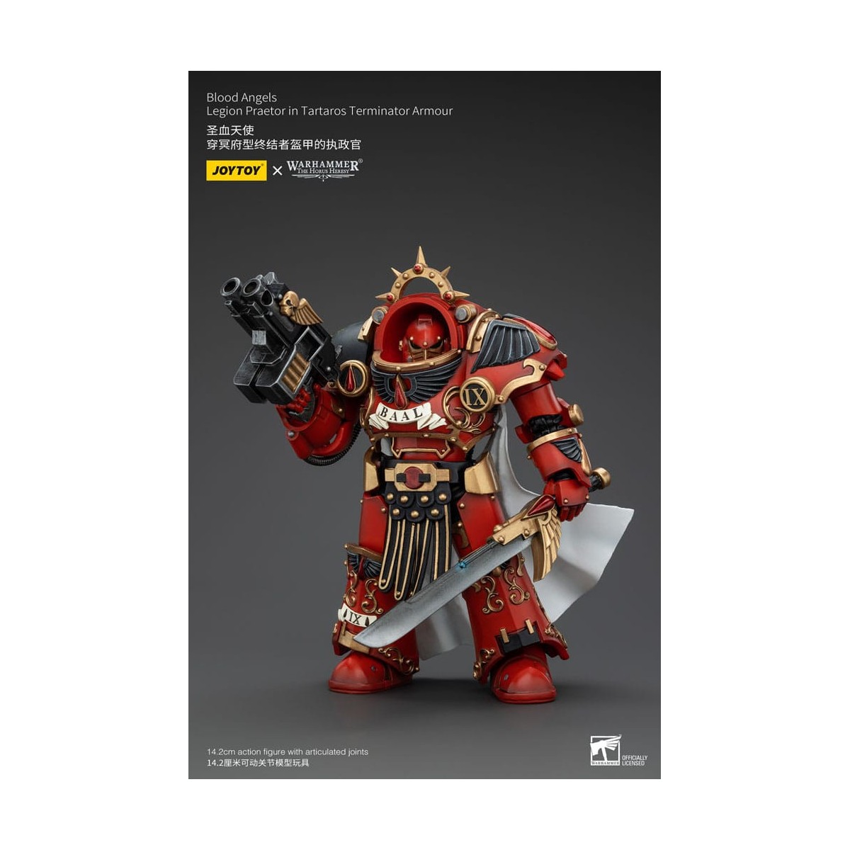 Joytoy - Warhammer - Blood Angels - Legion Praetor in Tartaros Terminator Armour - La Herejía de Horus
