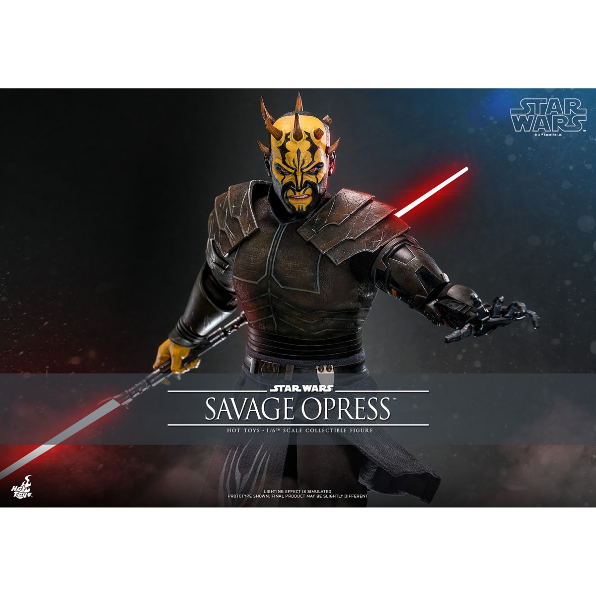 Hot Toys Star Wars - Savage Opress 1/6 - La Guerra de los Clones