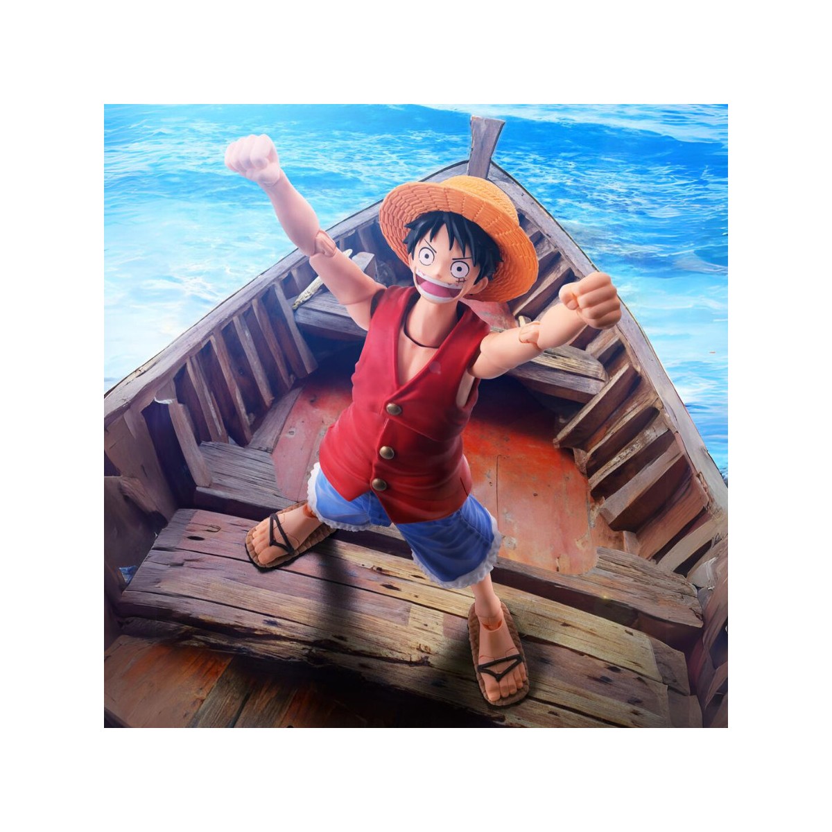 Tamashii Bandai One Piece - Monkey.D.Luffy Amanecer Romántico - S.H. Figuarts SHF