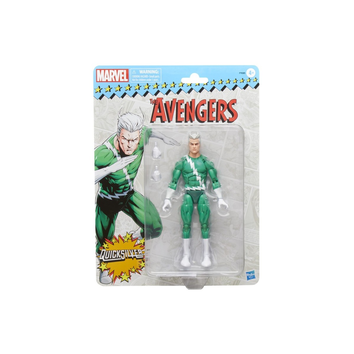 Marvel Legends Vengadores - Quicksilver Tarjeta Retro