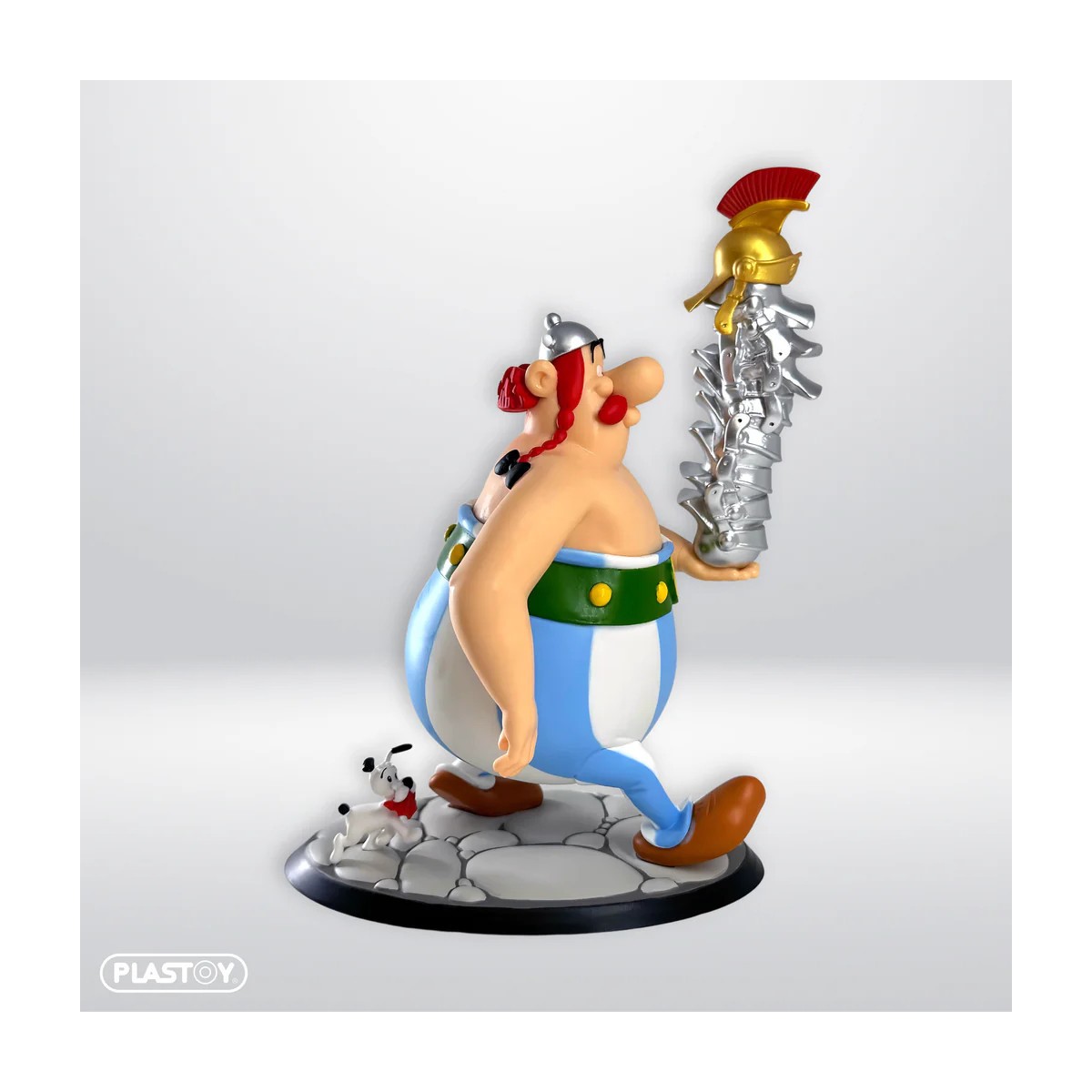 Plastoy Estatuilla pvc - Obelix "pila de cascos