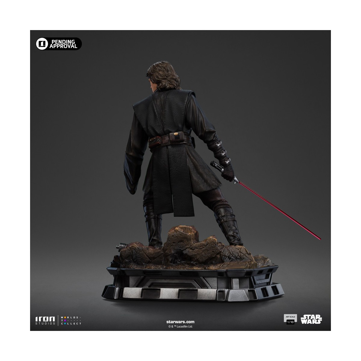 Iron Studios Star Wars - Anakin Skywalker Versión Caballero Jedi - BDS Art Escala 1/10 - Ahsoka
