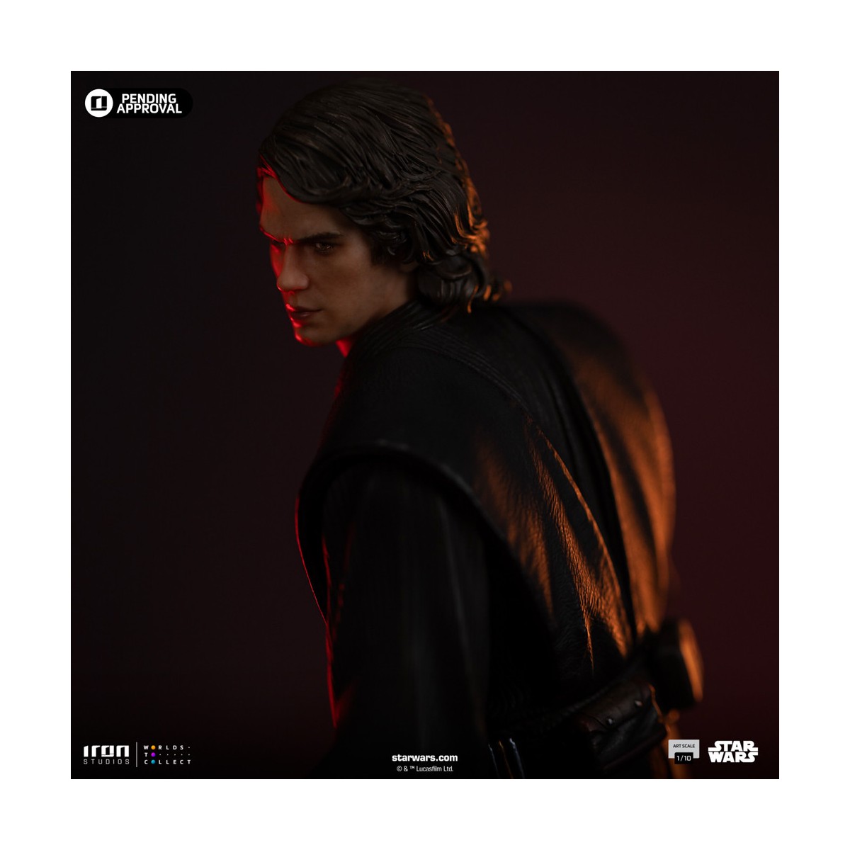 Iron Studios Star Wars - Anakin Skywalker Versión Caballero Jedi - BDS Art Escala 1/10 - Ahsoka