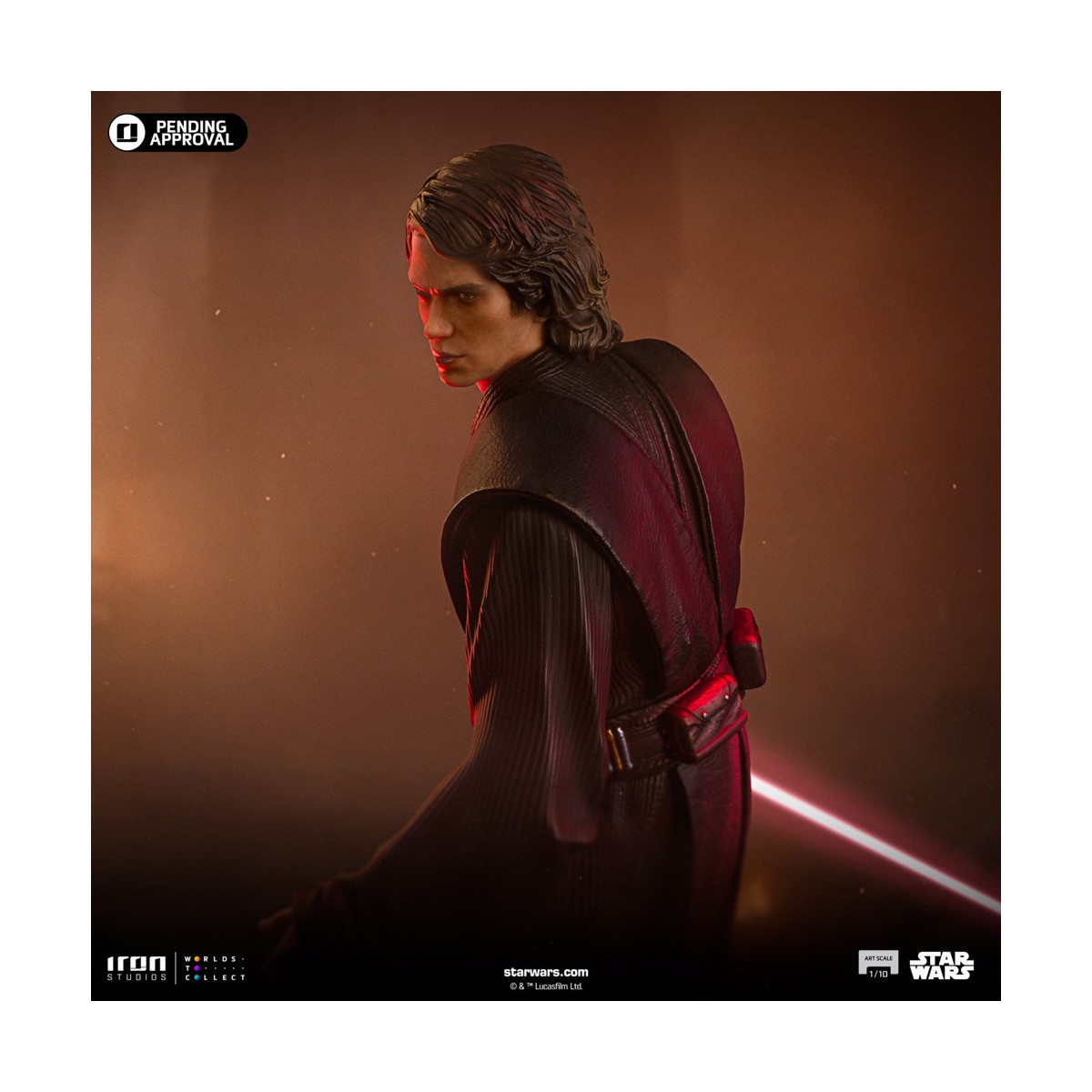 Iron Studios Star Wars - Anakin Skywalker Versión Caballero Jedi - BDS Art Escala 1/10 - Ahsoka