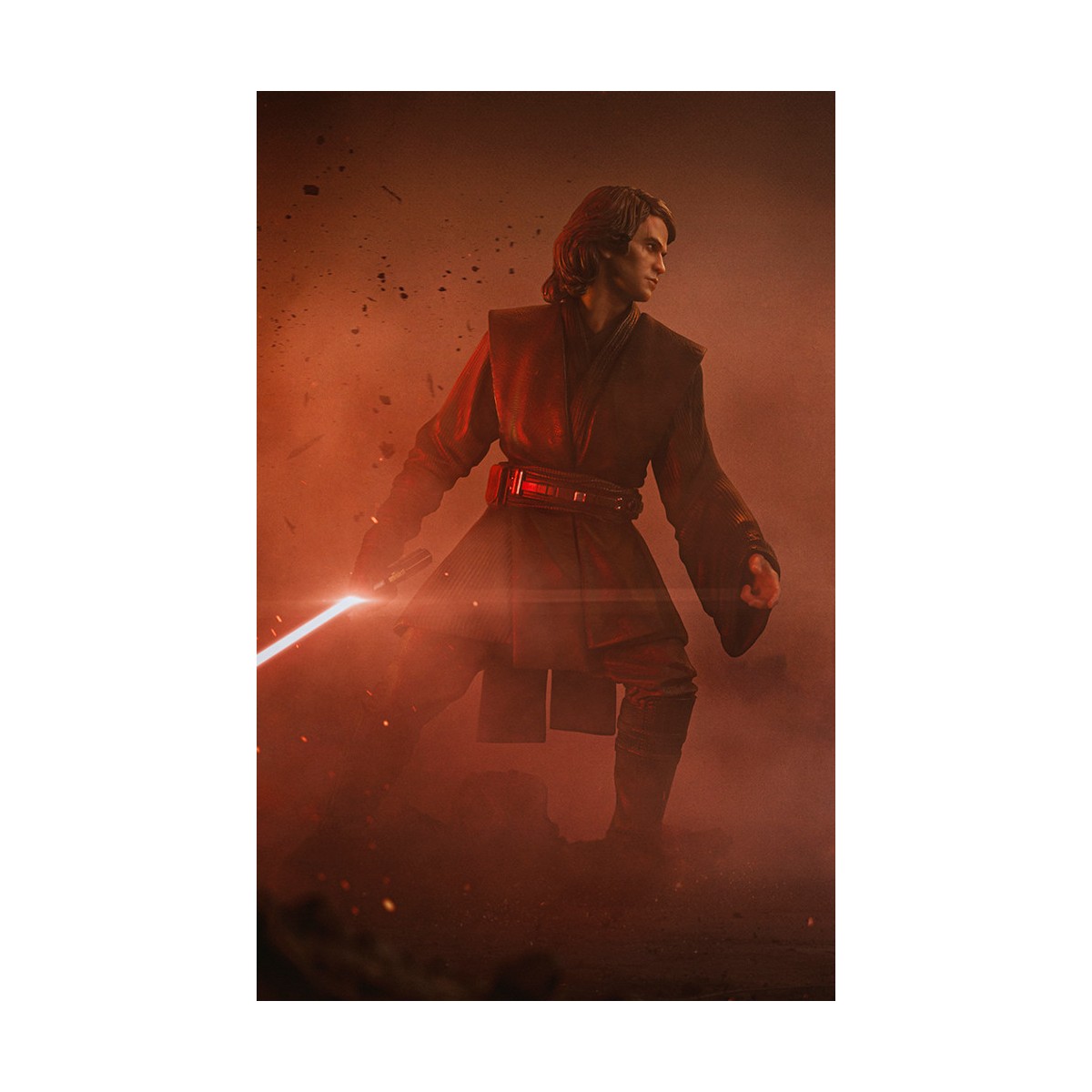 Iron Studios Star Wars - Anakin Skywalker Versión Caballero Jedi - BDS Art Escala 1/10 - Ahsoka