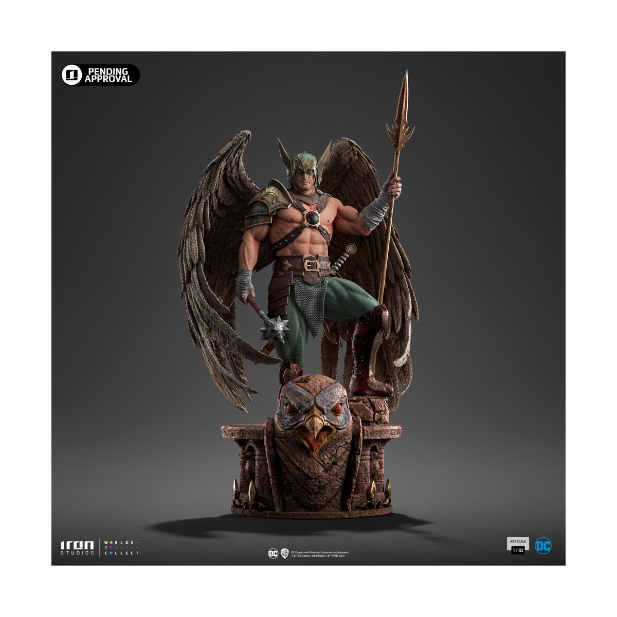 Iron Studios DC Comics - Hawkman 10º Aniversario BDS Arts Escala 1/10