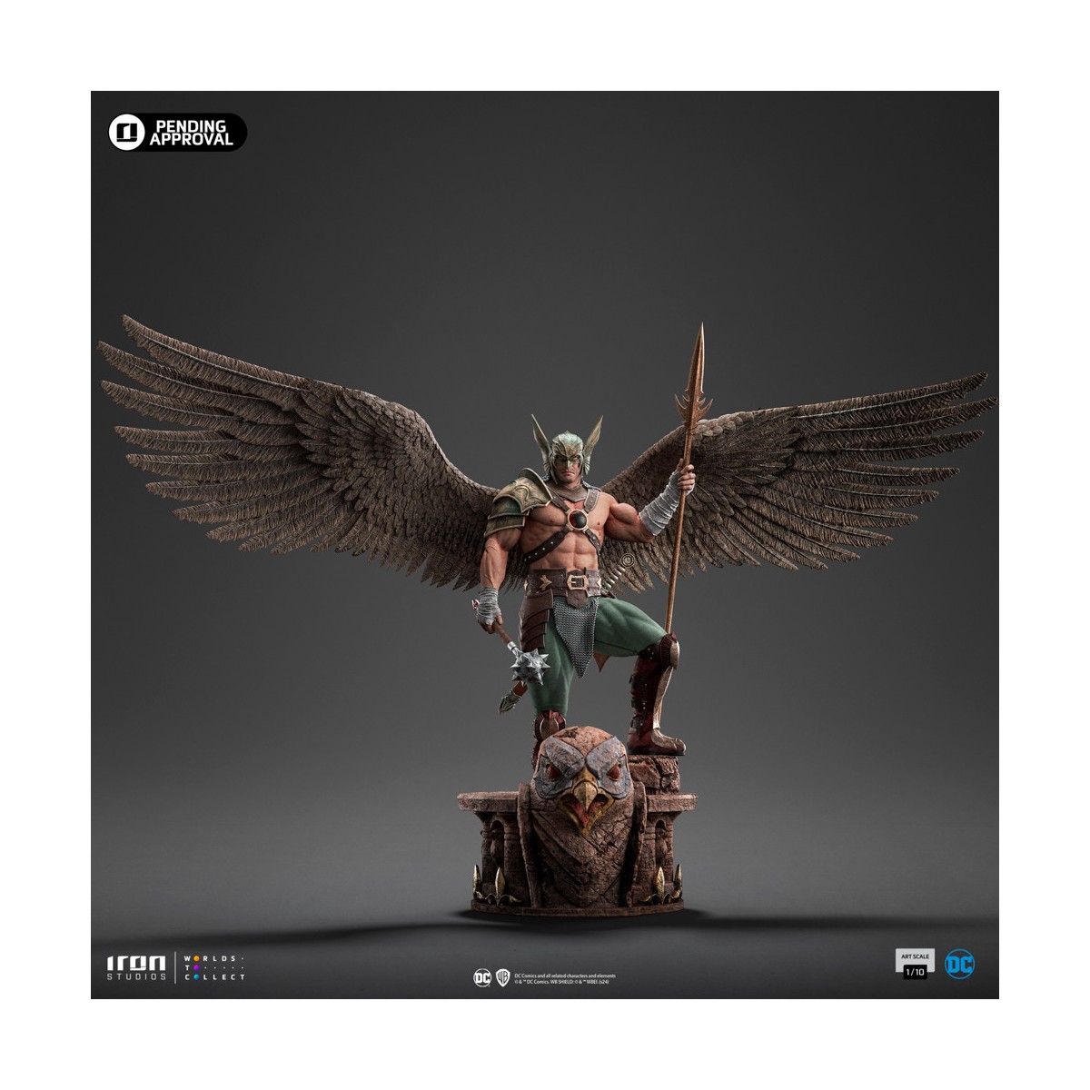 Iron Studios DC Comics - Hawkman 10º Aniversario BDS Arts Escala 1/10