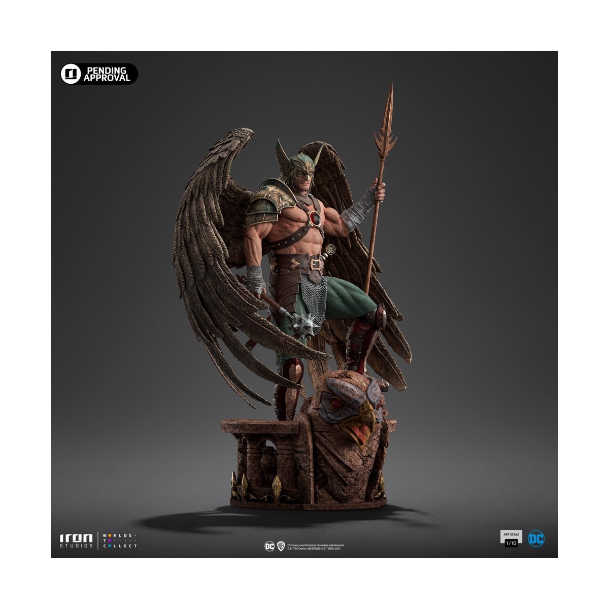 Iron Studios DC Comics - Hawkman 10º Aniversario BDS Arts Escala 1/10