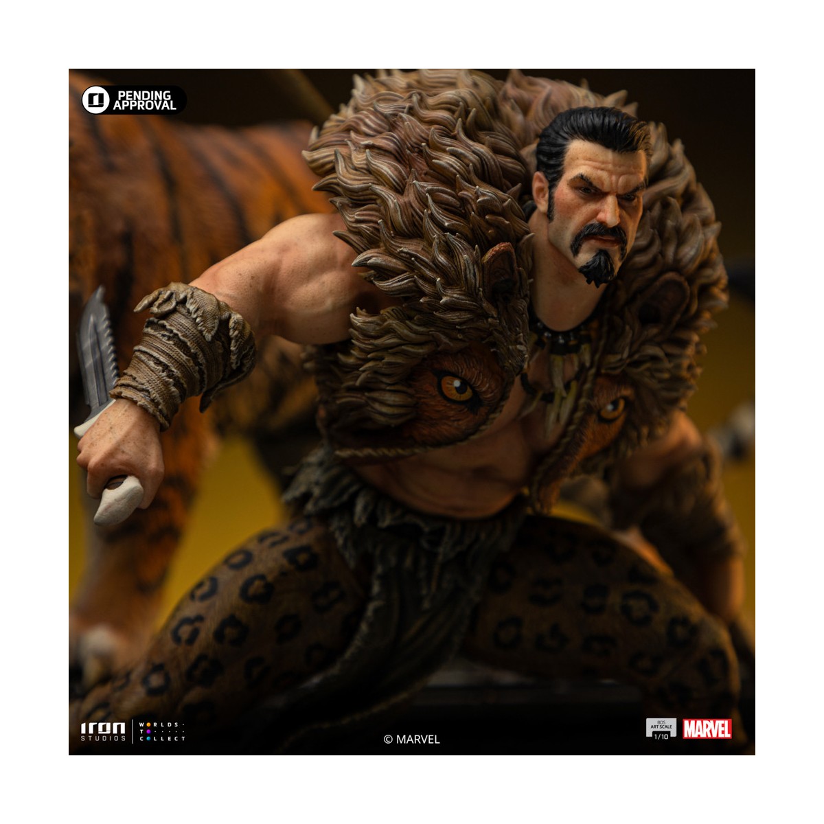 Iron Studios Marvel Comics - Spider-Man Vs Villanos Kraven BDS Arte Escala