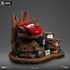 Iron Studios - Disney Pixar - Deluxe Art Scale Rayo McQueen y Remolque Mater 1/10 - Cars
