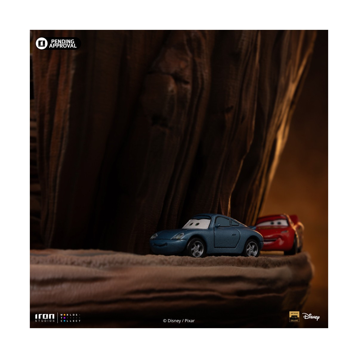 Iron Studios - Disney Pixar - Deluxe Art Scale Rayo McQueen y Remolque Mater 1/10 - Cars