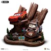 Iron Studios - Disney Pixar - Deluxe Art Scale Rayo McQueen y Remolque Mater 1/10 - Cars