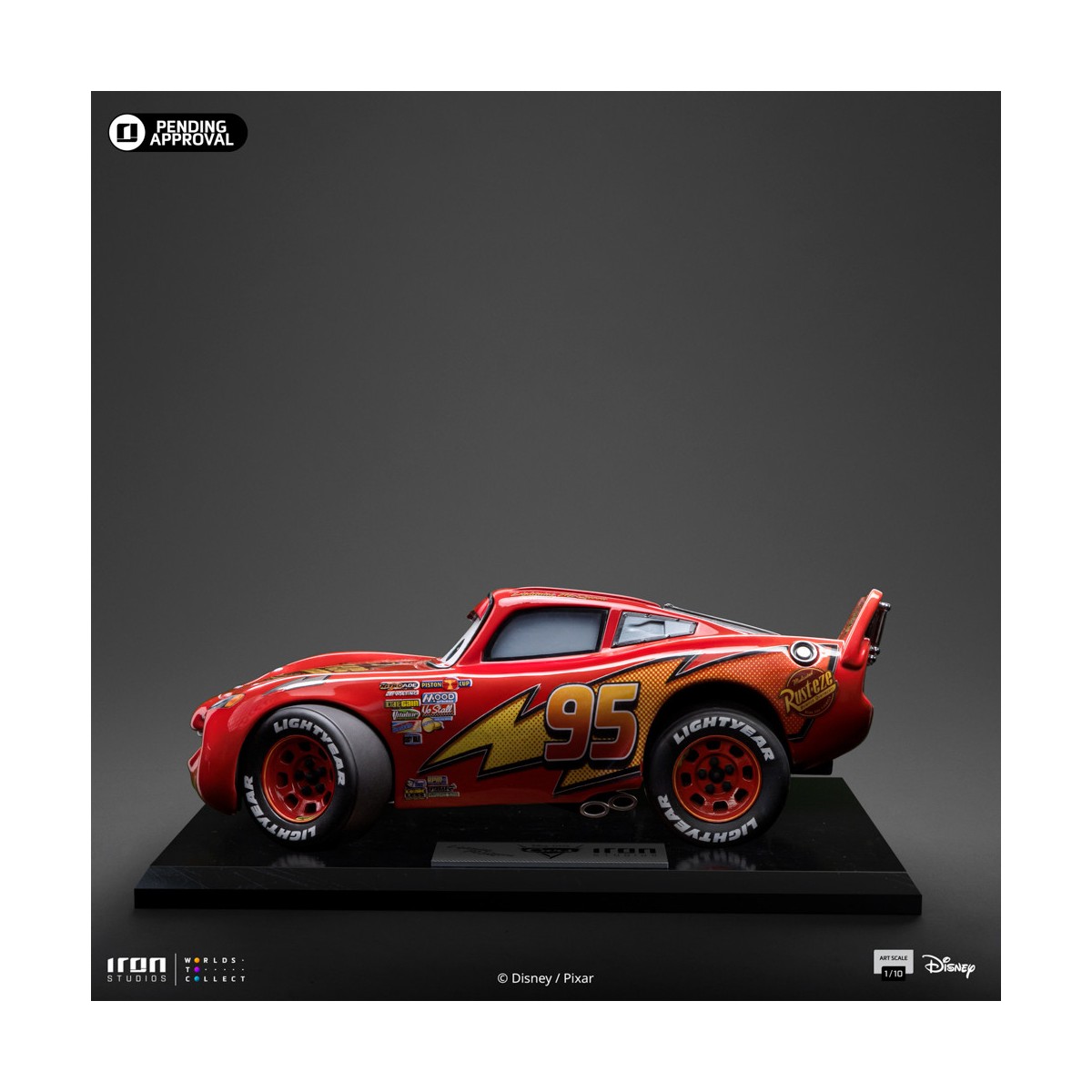 Iron Studios - Disney Pixar - BDS Art Scale Rayo McQueen 1/10 - Cars