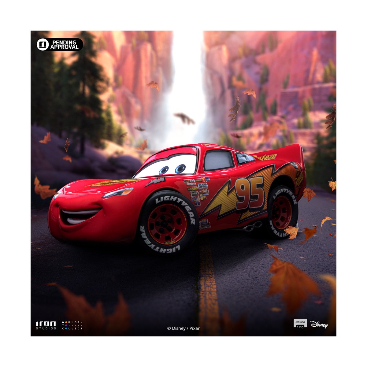 Iron Studios - Disney Pixar - BDS Art Scale Rayo McQueen 1/10 - Cars