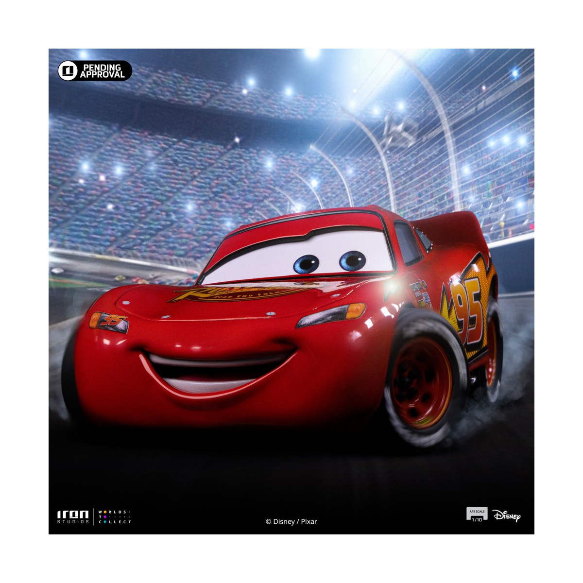 Iron Studios - Disney Pixar - BDS Art Scale Rayo McQueen 1/10 - Cars