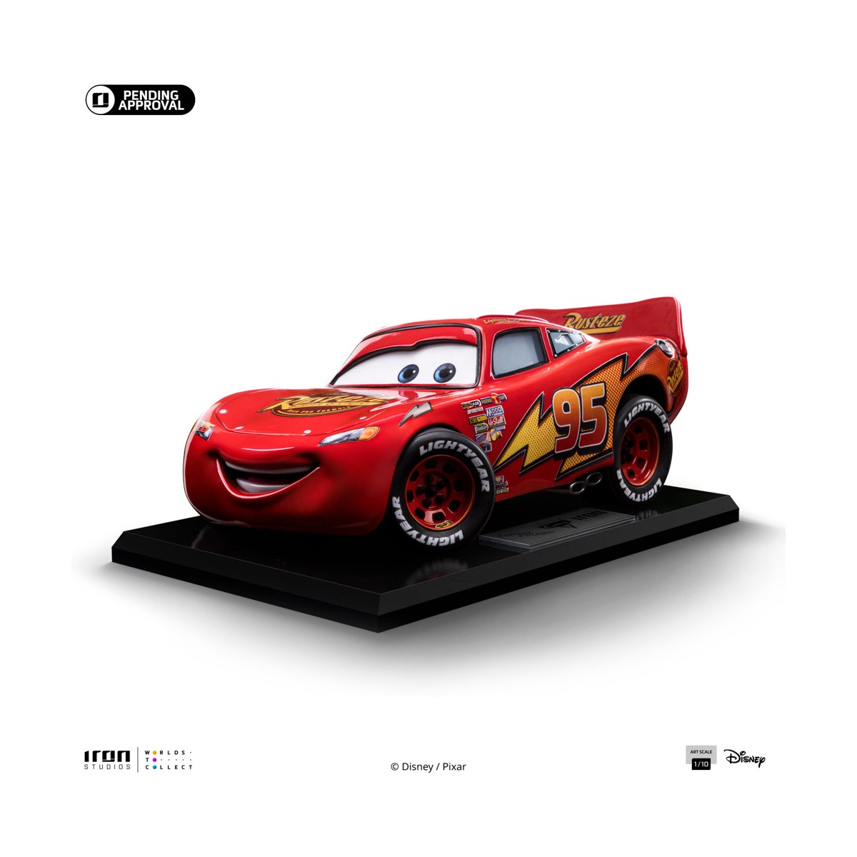 Iron Studios - Disney Pixar - BDS Art Scale Rayo McQueen 1/10 - Cars