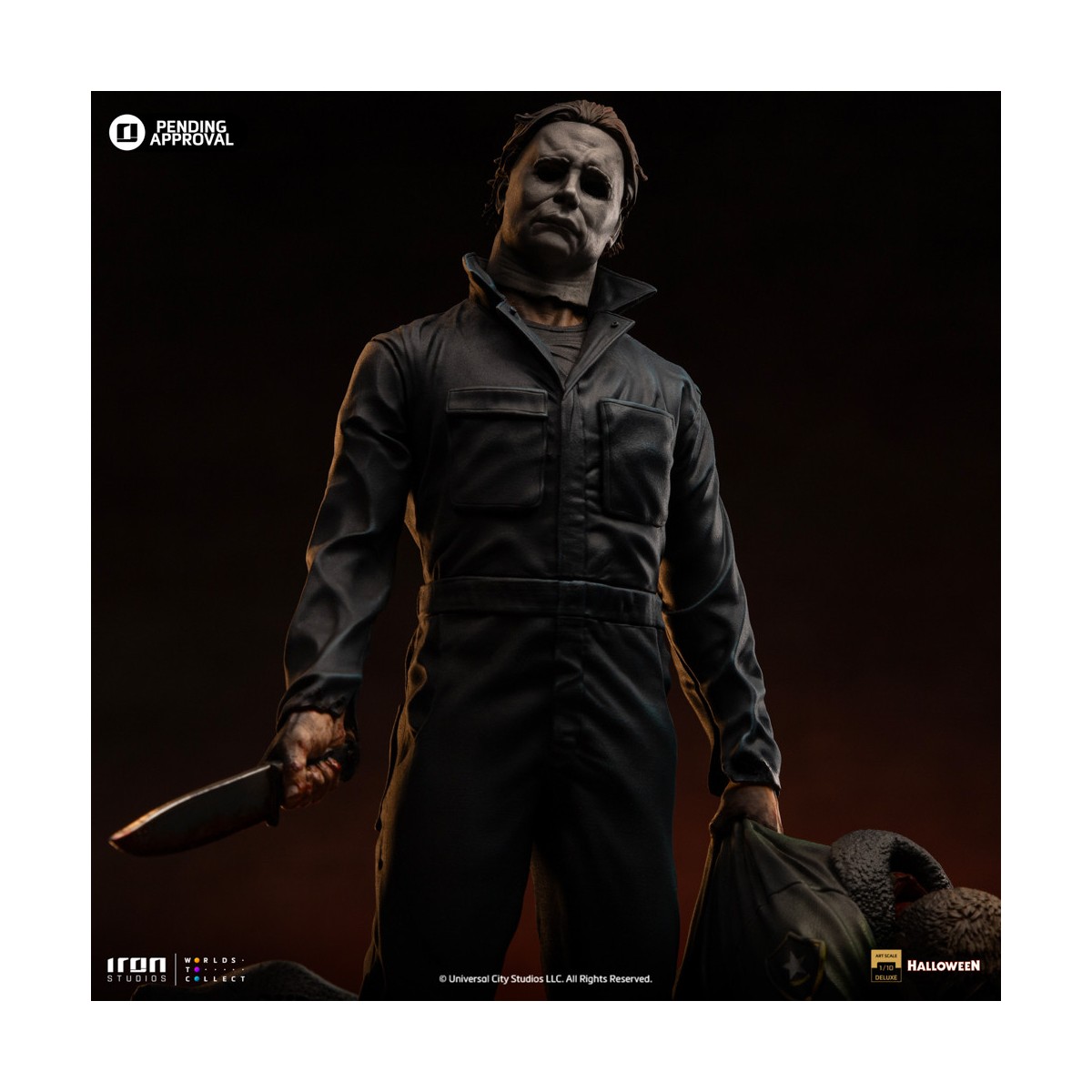 Iron Studio Horror Series - Halloween (2018) - Michael Myers Deluxe Art Escala 1/10