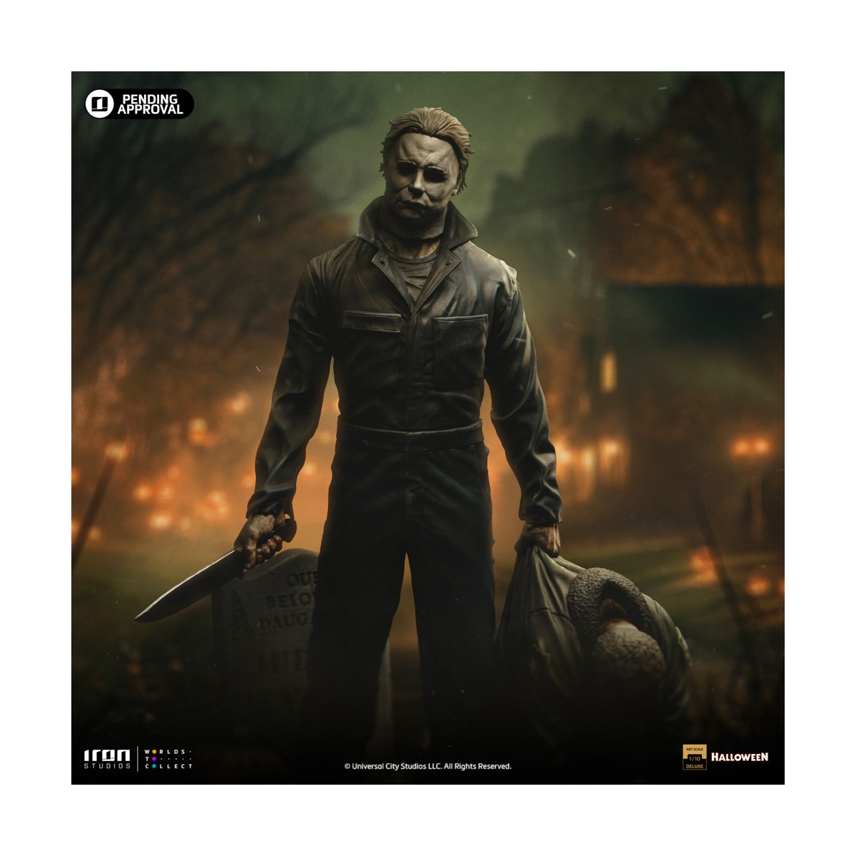 Iron Studio Horror Series - Halloween (2018) - Michael Myers Deluxe Art Escala 1/10