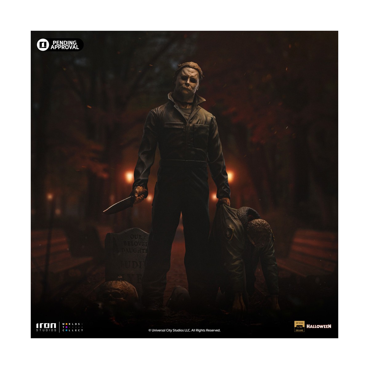 Iron Studio Horror Series - Halloween (2018) - Michael Myers Deluxe Art Escala 1/10