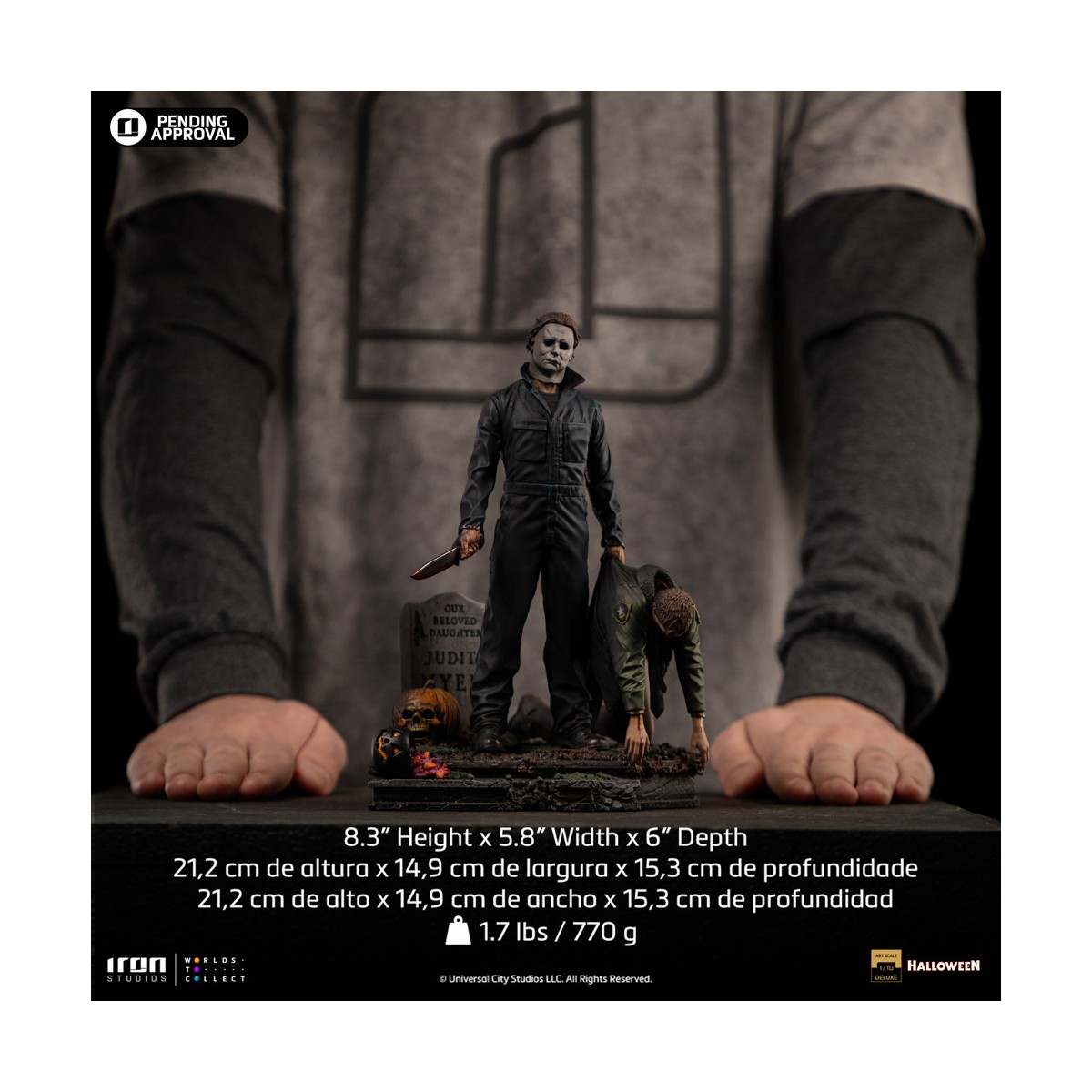 Iron Studio Horror Series - Halloween (2018) - Michael Myers Deluxe Art Escala 1/10