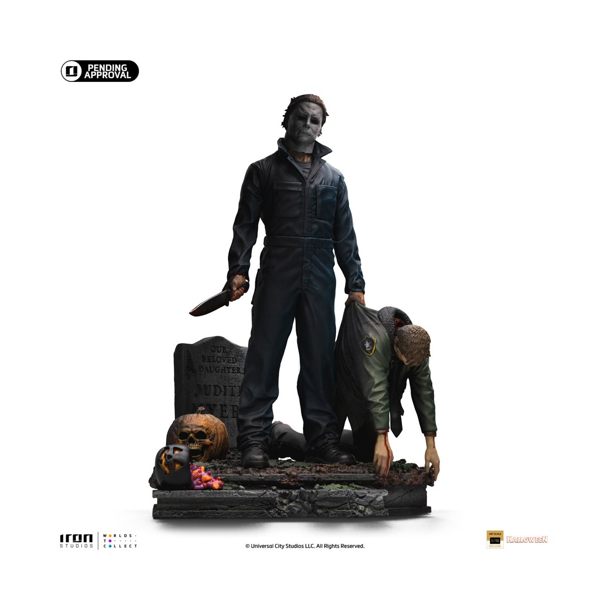 Iron Studio Horror Series - Halloween (2018) - Michael Myers Deluxe Art Escala 1/10