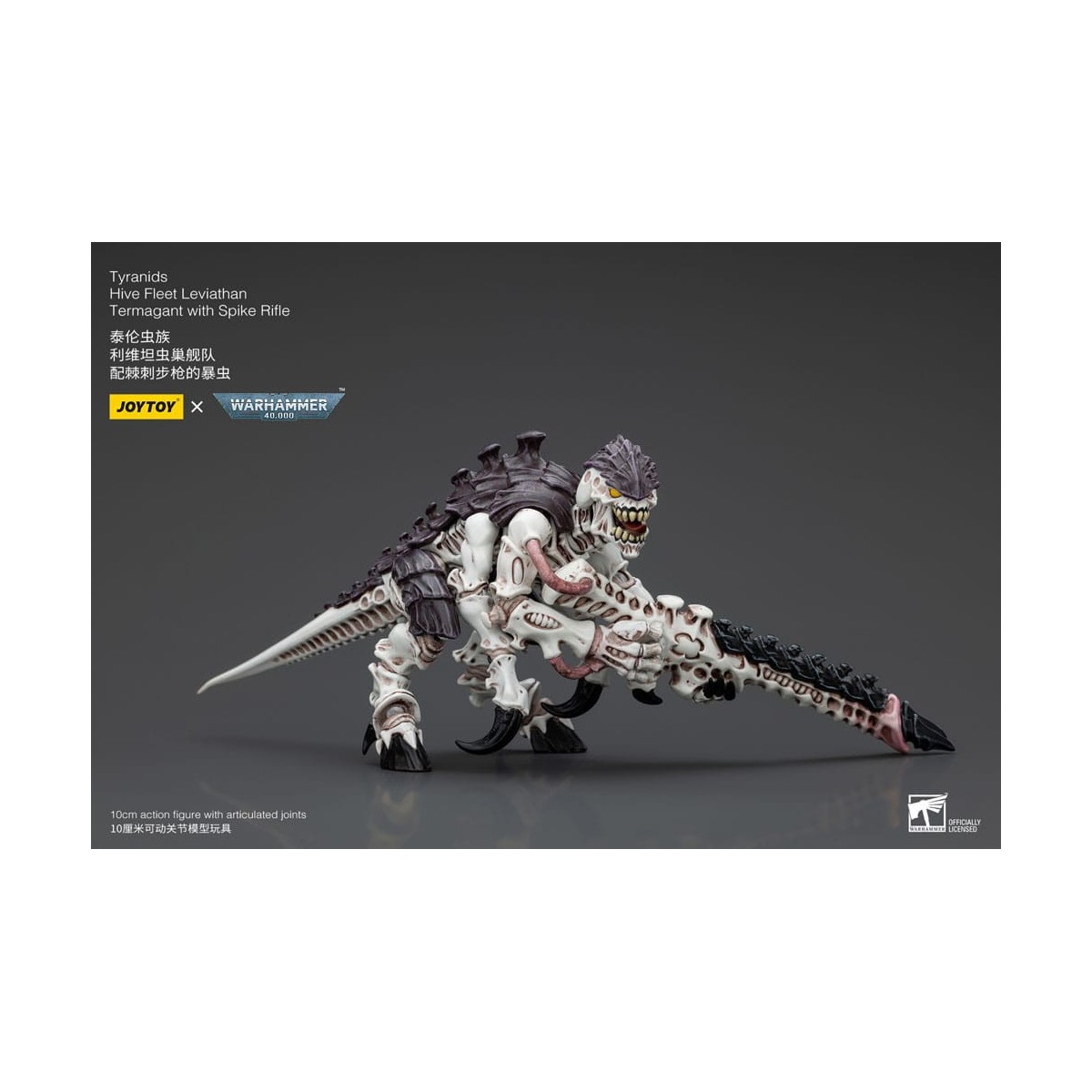 JoyToy Tiránidos - Flota Colmena Leviatán Termagante con Rifle de Puntas 1/18 - Warhammer 40K