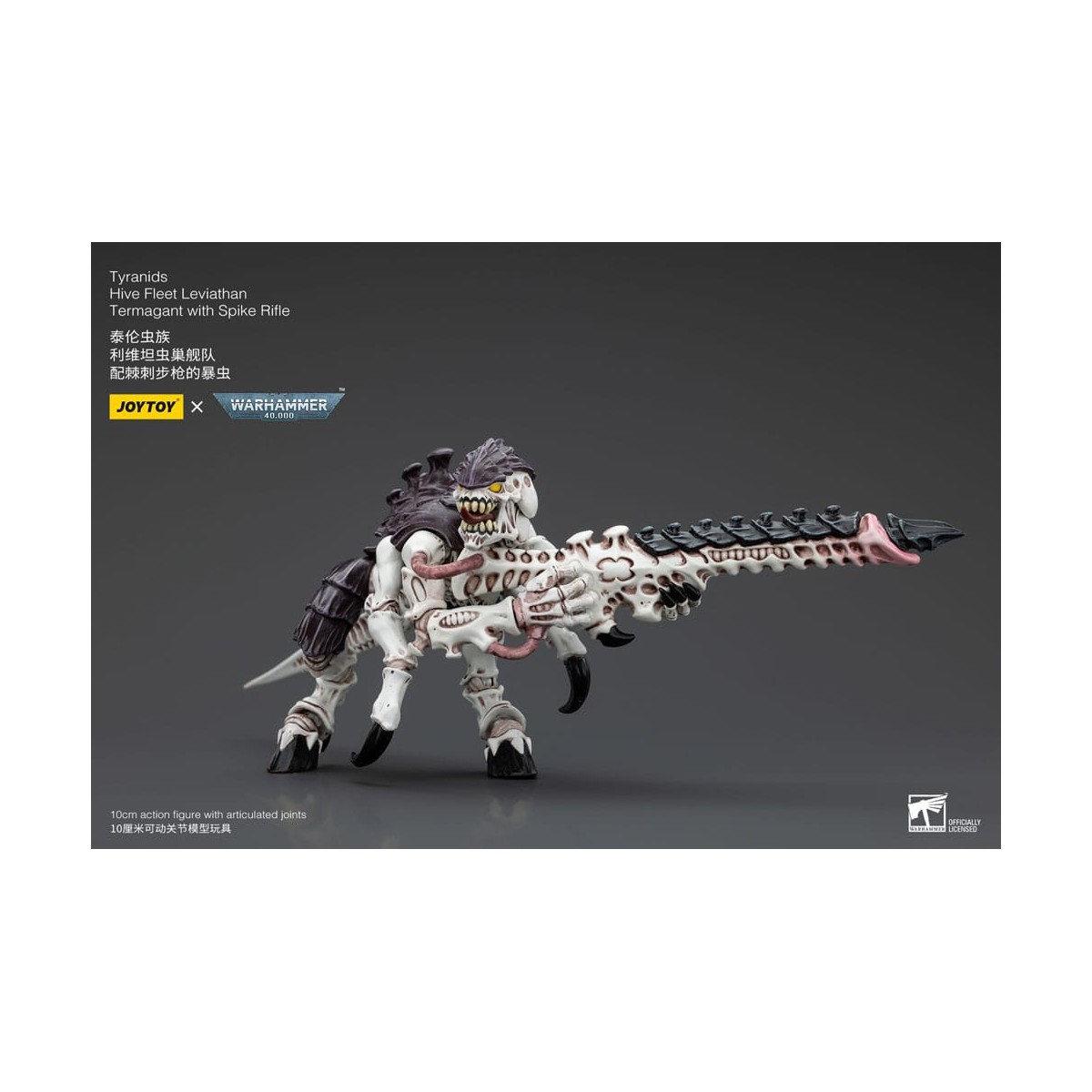 JoyToy Tiránidos - Flota Colmena Leviatán Termagante con Rifle de Puntas 1/18 - Warhammer 40K