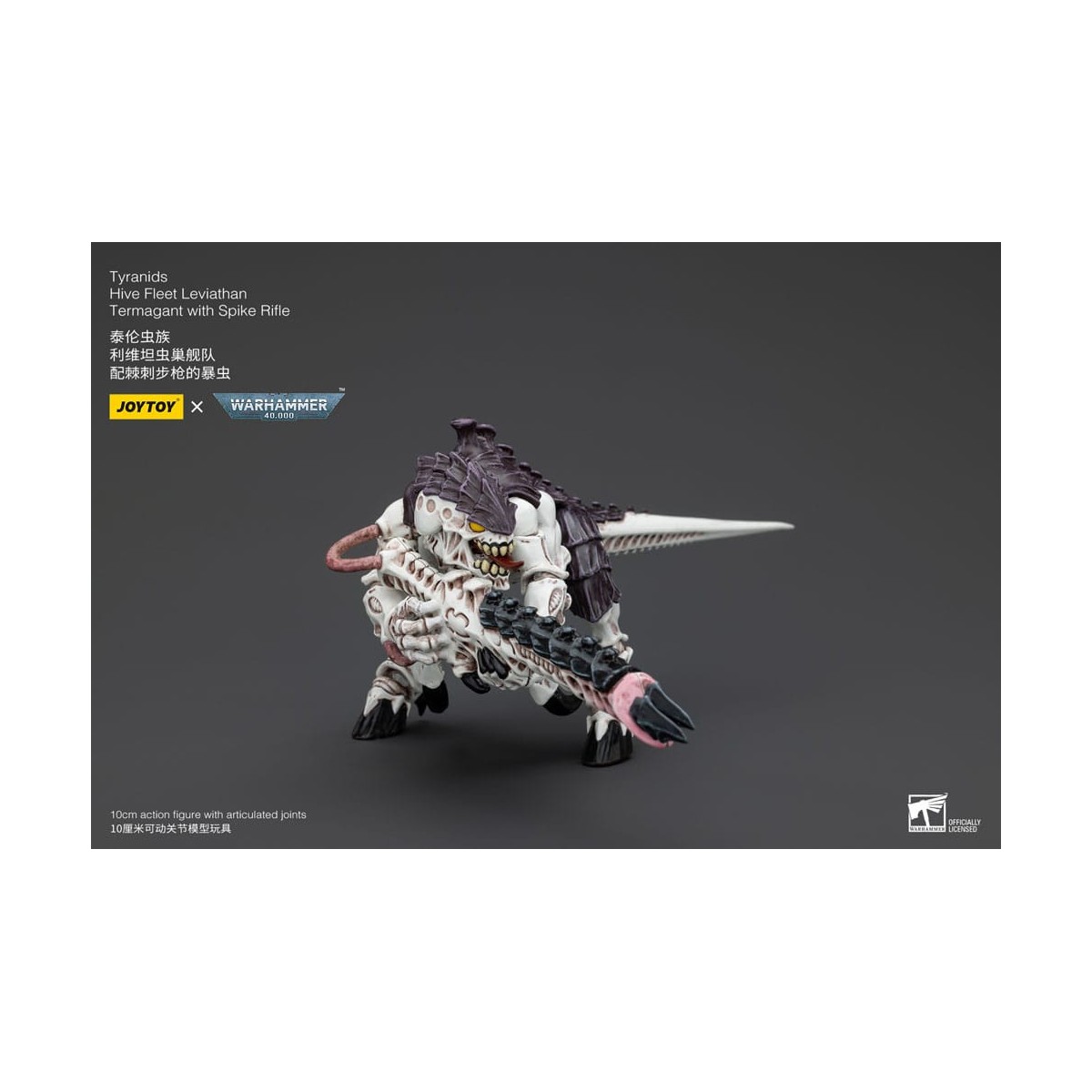 JoyToy Tiránidos - Flota Colmena Leviatán Termagante con Rifle de Puntas 1/18 - Warhammer 40K