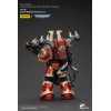 JoyToy Marines Espaciales del Caos - Comedores del Mundo Khorne Berzerker con Eviscerator Chainaxe 1/18 - Warhammer 40K