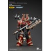 JoyToy Marines Espaciales del Caos - Comedores del Mundo Khorne Berzerker con Eviscerator Chainaxe 1/18 - Warhammer 40K