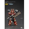 JoyToy Marines Espaciales del Caos - Comedores del Mundo Khorne Berzerker con Eviscerator Chainaxe 1/18 - Warhammer 40K