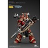 JoyToy Marines Espaciales del Caos - Comedores del Mundo Khorne Berzerker con Eviscerator Chainaxe 1/18 - Warhammer 40K
