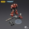 JoyToy Marines Espaciales del Caos - Comedores del Mundo Khorne Berzerker con Eviscerator Chainsword 1/18 - Warhammer 40K