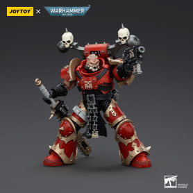 JoyToy Marines Espaciales del Caos - Comedores del Mundo Khorne Berzerker con Eviscerator Chainsword 1/18 - Warhammer 40K