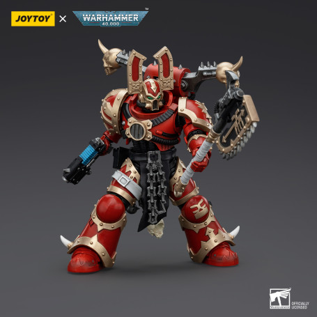 JoyToy Marines Espaciales del Caos - Comedores del Mundo Khorne Berzerker 3 - Warhammer 40K