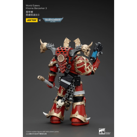 JoyToy Marines Espaciales del Caos - Comedores del Mundo Khorne Berzerker 3 - Warhammer 40K