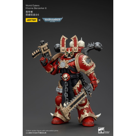 JoyToy Marines Espaciales del Caos - Comedores del Mundo Khorne Berzerker 6 - Warhammer 40K