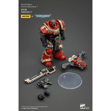 JoyToy Marines Espaciales del Caos - Comedores del Mundo Khorne Berzerker 7 - Warhammer 40K