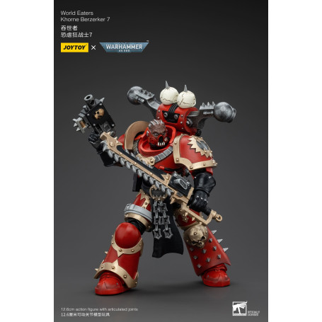 JoyToy Marines Espaciales del Caos - Comedores del Mundo Khorne Berzerker 7 - Warhammer 40K