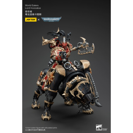 JoyToy Marines Espaciales del Caos - Comedores del Mundo Lord Invocatus - Warhammer 40K